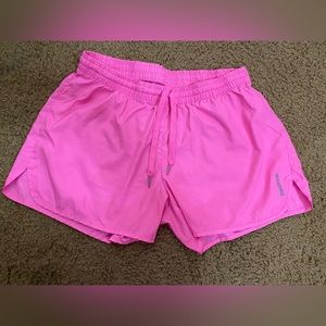 Reebok pink training shorts